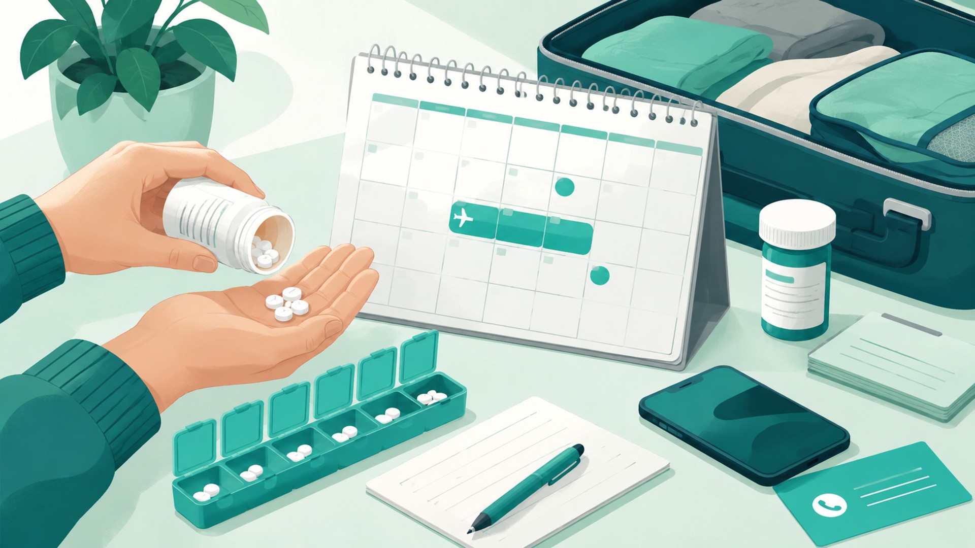 How to Plan Maintenance Medication Refills Before Travel or Schedule Changes
