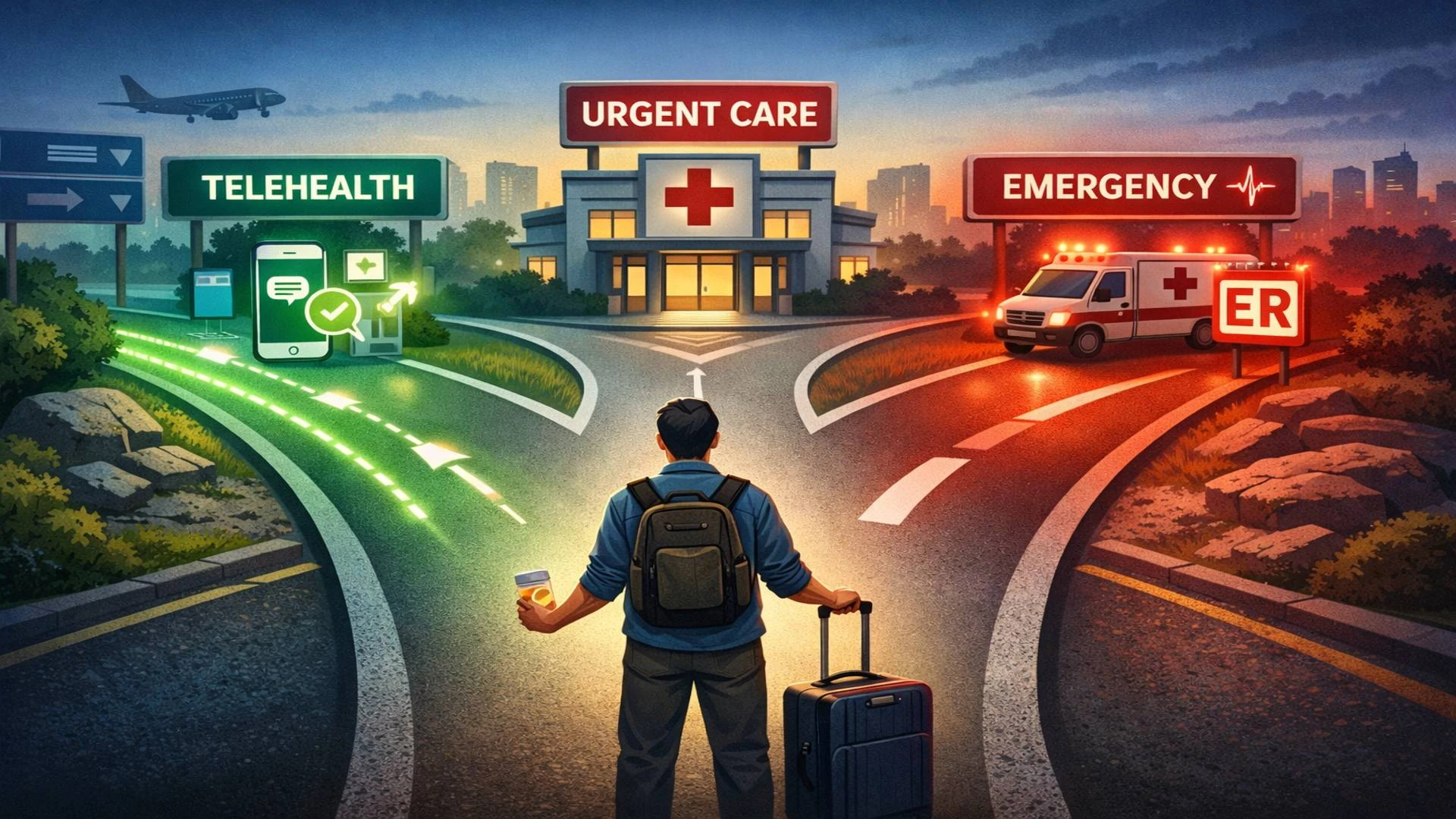 The Traveler's Health Safety Net Guide: When to Use Emergency Refills vs. Standard Care