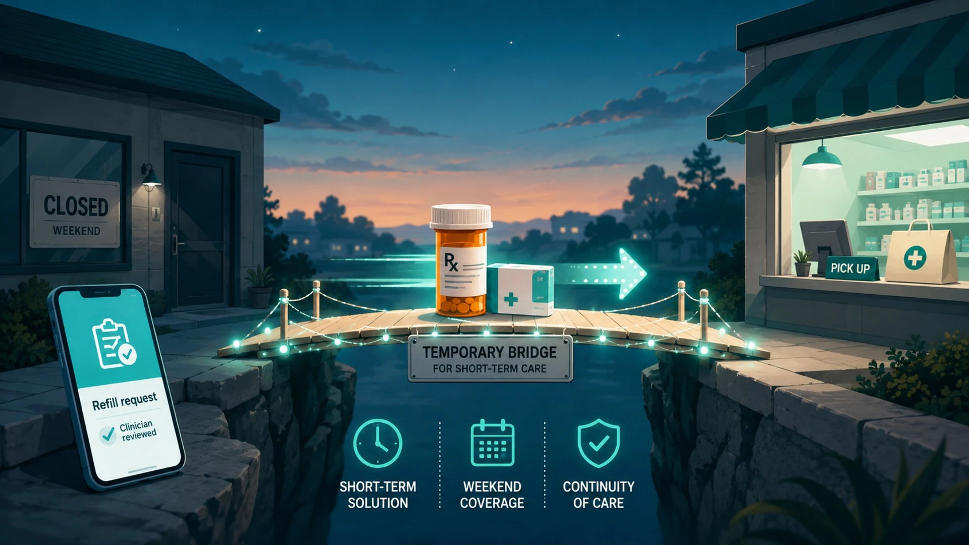 Weekend Prescription Refill Options: A Calm Plan for Existing Meds